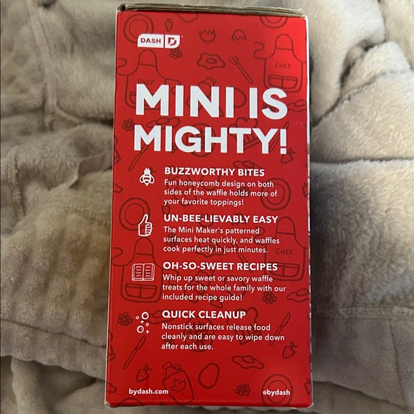 Dash Yellow Mini Waffle Maker - Picture 2 of 2